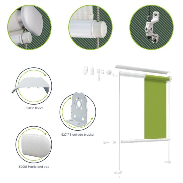 Vertical Roller Awning Components