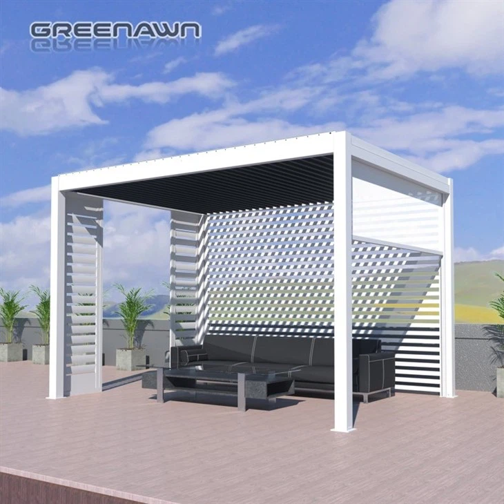 Rain Proof Metal Garden Pergola