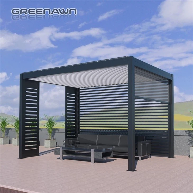 Rain Proof Metal Garden Pergola